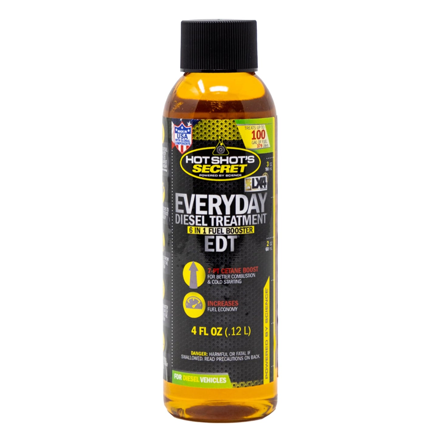 Hot Shot Secret EDT® EVERYDAY DIESEL TREATMENT 4OZ Round